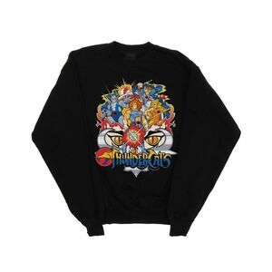 Thundercats Womens/Ladies Action Group Shot Sweatshirt / Black